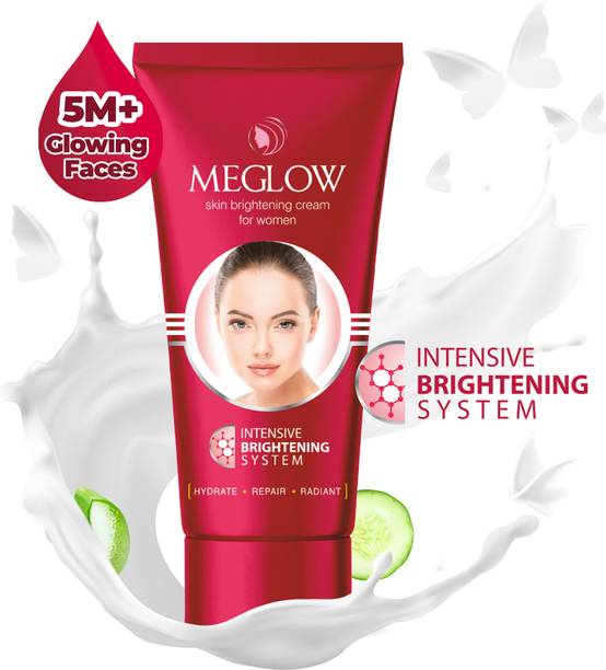 meglow Skin Brightening Cream for Women | Evens Tone, Fades Spots & Boosts Radiance