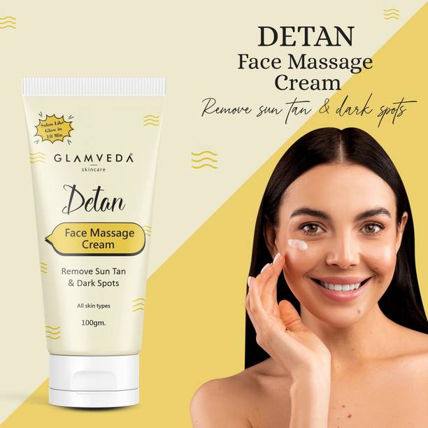 GLAMVEDA Detan Cream | Reduces Sun Tan , Hyperpigmentation & Dark Spots