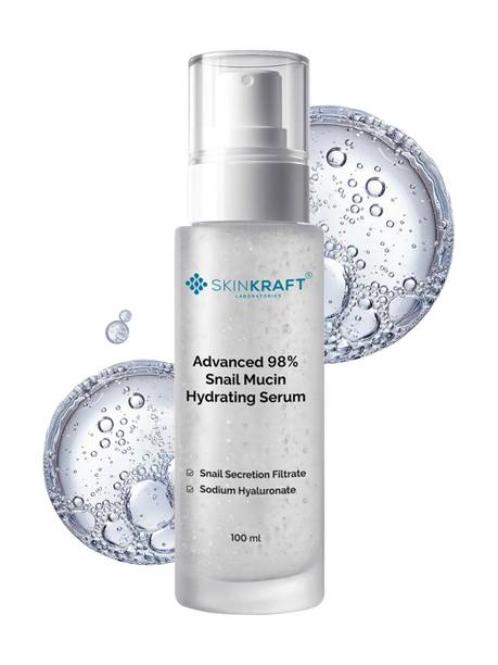 Skinkraft Advance 98% Snail Mucin Serum – Hydrating Snail Serum