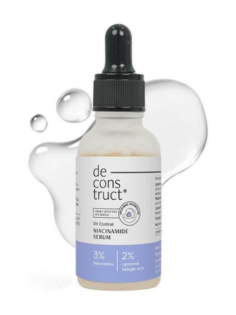 Deconstruct 3% Niacinamide & 2% Salicylic Acid Serum,Liposomal Technology,Controls Oil