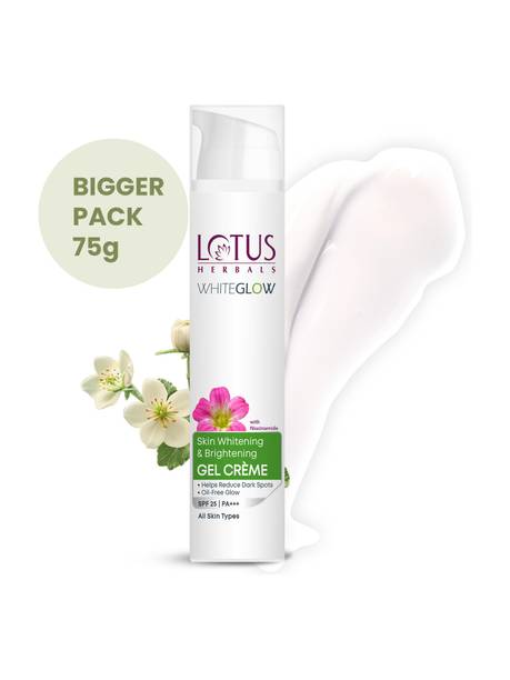 LOTUS HERBALS Whiteglow Skin Whitening & Brightening Gel Cream SPF 25 Pa +++