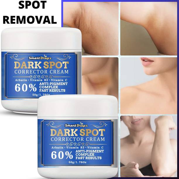 smartdrops Dark Spot Remover Cream, Pimple Marks, Acne Scar, Pigmentation Removal Cream (Pcs-2)