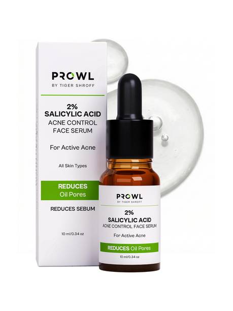 PROWL By Tiger Shroff 2% Salicylic Acid Serum for Men | Reduce Acne, Dark Spots & Oil Control | Face Serums for Oily & Acne Prone Skin