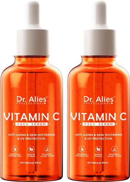 Dr. Alies Professional Vitamin C Face Serum - Skin Brightening, Anti-Aging Gift kit (pack-2)