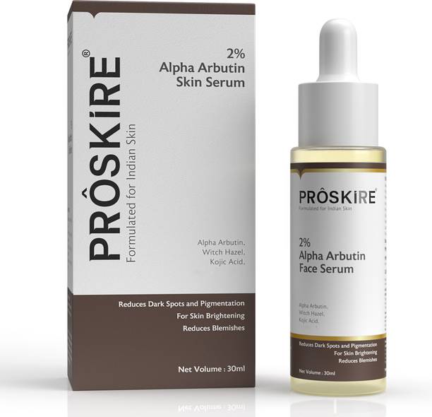 Proskire 2% Alpha Arbutin Skin Correcting Serum For Dark Spots, Pigmentation & Tanning