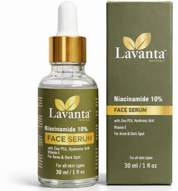 Lavanta Naturals Niacinamide 10% Face Serum for Acne & Darkspot