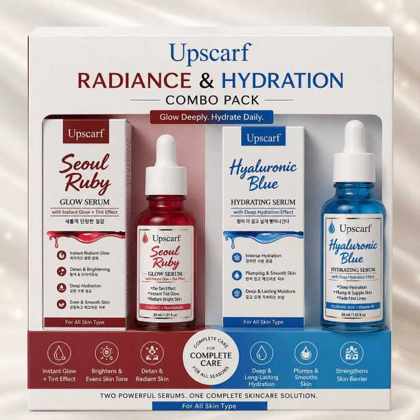 UPSCARF Hyaluronic & Glow Serum Combo