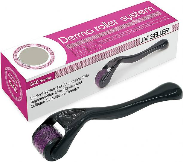 JM SELLER 1.5 MM Derma Roller 540 Titanium Needles Derma Roller