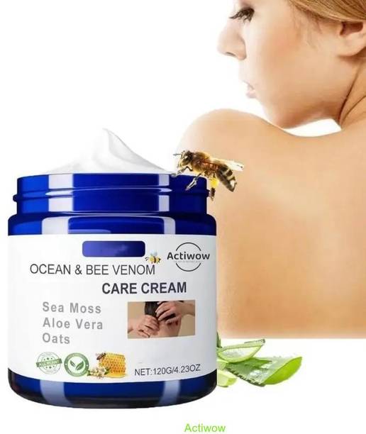 ACTIWOW Bee Venom Ocean Cream for Dry Skin Repair and Smoothness