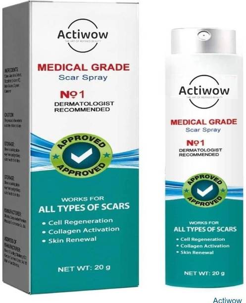 ACTIWOW Medical Grade Spray for Tattoo Scar Softening