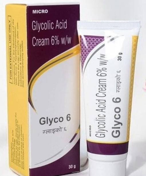 glyco-6 6 Cream - Advanced Glycolic Acid Formula for Skin Rejuvenation (30g) - Single Pack