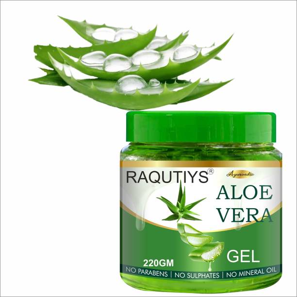 RAQUITYS 100% Pure Aloe Vera Gel (220gm) pack of 1
