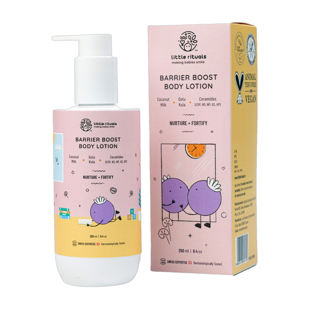 Little Rituals Baby & Kids Barrier Boost Body Lotion with Ceramides for Dry & Sensitive Skin