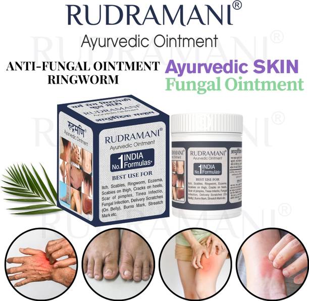 Rudramani Eczemaron Ringworm "Ayurvedic VANRAJ AntiFungal Ointment - Effective for and Fungal Infections"Ringworm Cream (1)