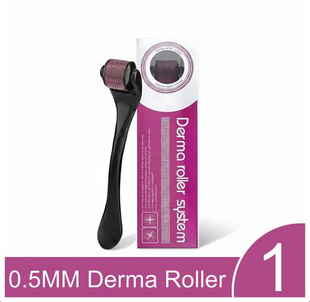 krurotza Skin Derma Roller for Beard Activator & Hair Regrowth 0.5mm 540 Micro Needles