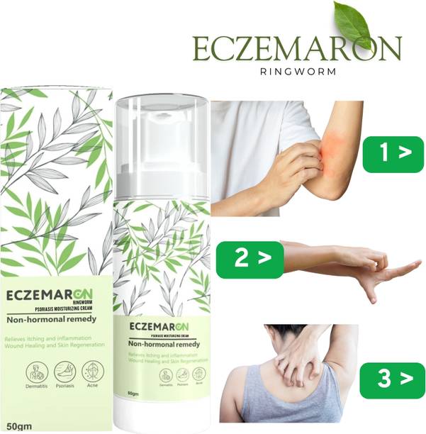 Eczemaron Ringworm Harbal Skin Cream For Acne, Pimples, Rashes, Scars, Insect Bites & Fungal Infections Pack- 1