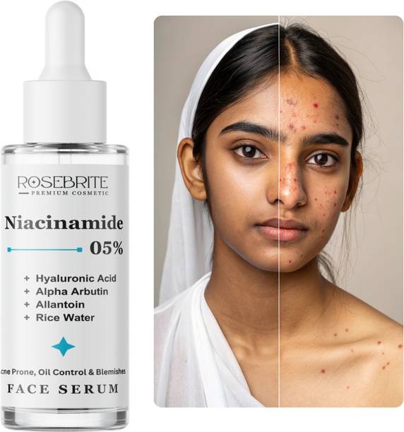 RoseBrite Salicylic Acid BHA Serum with Hyaluronic Acid, Ferulic Acid, Allantoin & Licorice for Acne Marks, Blackheads, Oil Control & Even Skin Tone