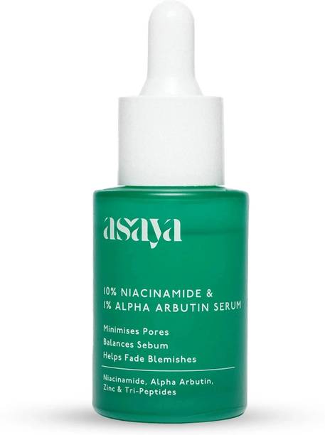 asaya 10% Niacinamide & 1% Alpha Arbutin Face Serum for Skin Clarifying & Acne