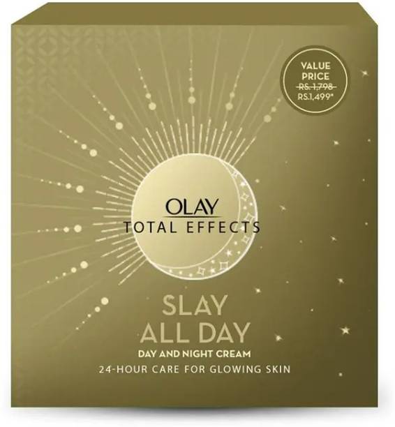 OLAY Total Effects Day Cream 50g + Total Effects Night Cream 50g - Slay All Day Pack