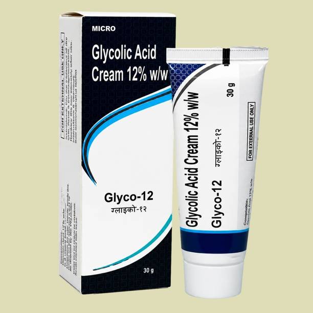Glyco Glycolic 12 Acid Moisturizing Skin Cream For Daily Application