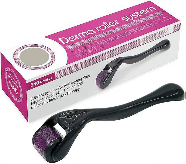 G LOOK 1mm Derma Roller for Beard & Hair Regrowth | 540 Titanium Needles Skin Therapy