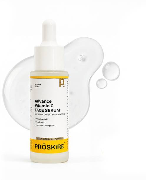 Proskire Advance Vitamin C Face Serum for Dark Spots, Pigmentation, Glow & Clear Skin
