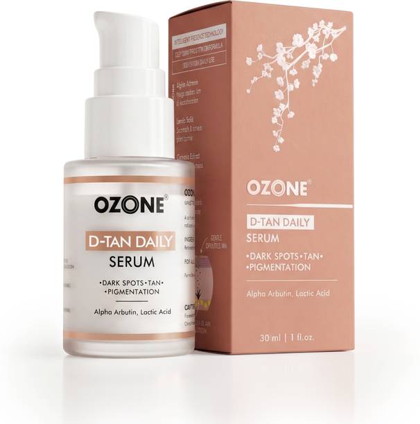 OZONE D-Tan Daily Serum | Face Serum for Tan, Dark Spots & Pigmentation | All Skin