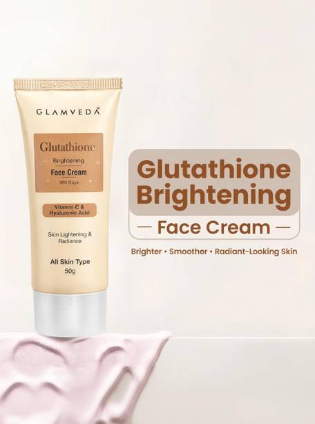 GLAMVEDA Glutathione Brightening Face Cream Reduce Dark spots & Age spots with Vitamin C