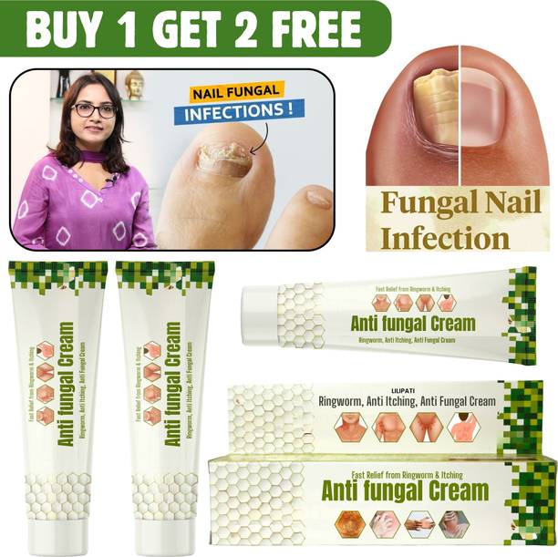 LILIPATI Anti‑Fungal Cream – Kills Fungus & Soothes Itchy Skin (Men & Women) | BUY 1 GET 2 FREE