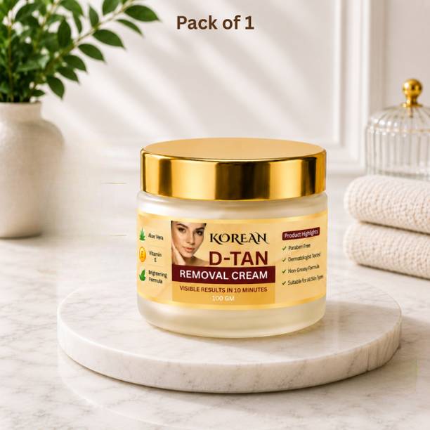 VITRACOS Korean De Tan Cream for Face Neck and Body Care
