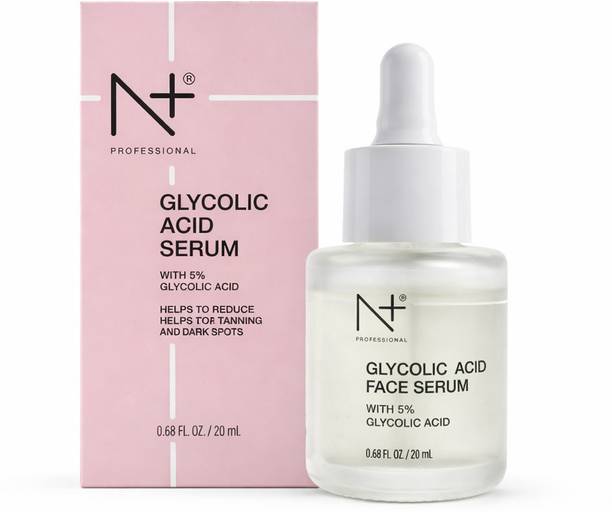 N PLUS Glycolic Acid 5% Serum, Helps to reduce tanning and dark spots