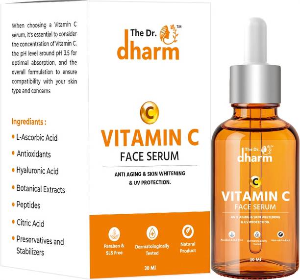The Dr dharm Vitamin C Face Serum - Skin Brightening, A...