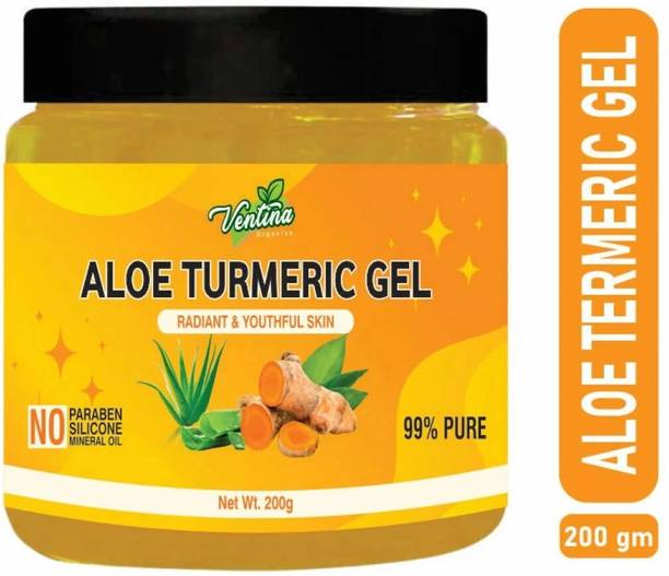 Ventina Organics Aloe Vera Turmeric Gel For Face and Skin