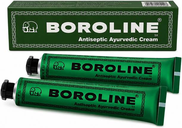 BOROLINE Antiseptic Ayurvedic Cream, Pack of 2 x 19 g Tubes