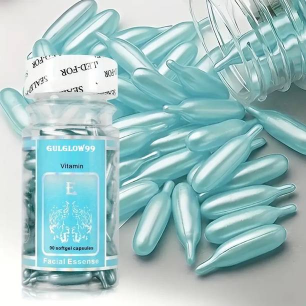GULGLOW99 100% Natural Vitamin-E Facial Oil Capsule
