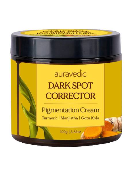 AURAVEDIC Dark Spot Pigmentation Removal Face Cream 100gm. Skin Whitening Cream with Almond oil