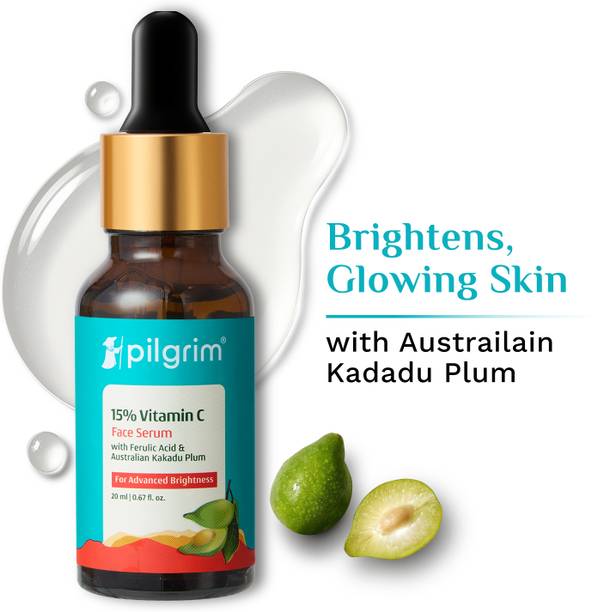 पिलग्रिम 15% Vitamin C Face Serum with ferulic acid and australian kakadu plum