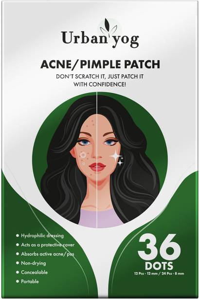 URBANYOG Acne Pimple Patch (36 Dots) Invisible Facial Stickers cover