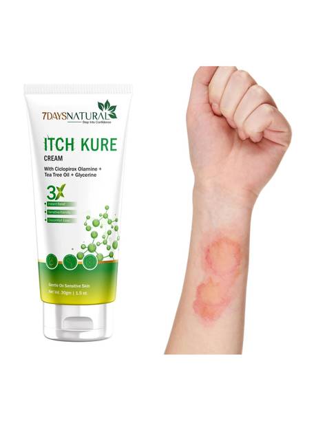 7days natural Anti ITCH Cream for fungal infection, itching, ringworm | Quick relief cream| Anti Dad Khaj Khujli |Skin fungal Infection | Eczema, itching