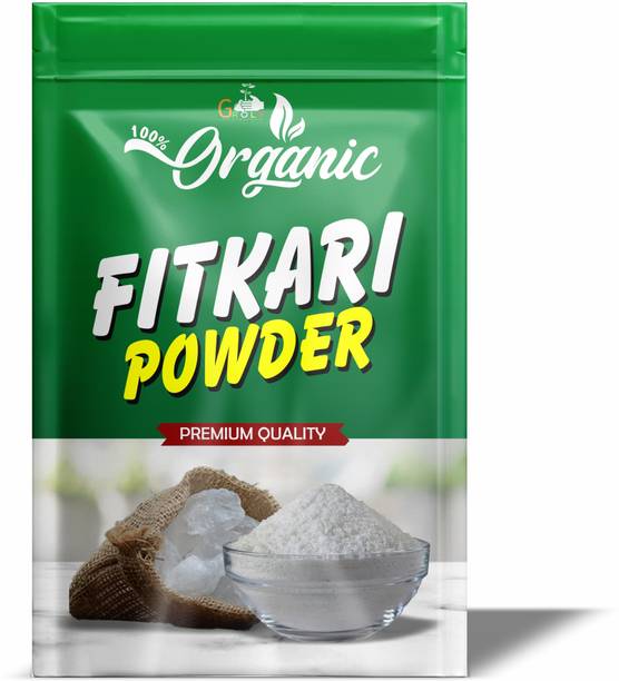 Groly 100% Organic Fitkari Powder for Face, Skin, Shaving, Teeth & Water Purification