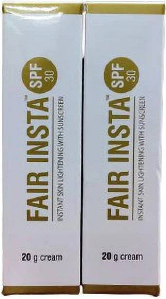 FAIR INSTA SPF 30 INSTANT SKIN LIGHTENING WITH SUNSCREEN PACK OF [2X20GM]