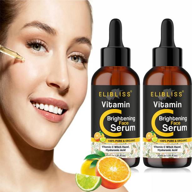 ELIBLISS Vitamin C Skin Brightening, Anti-Aging, Spotless Skin Pack of 2