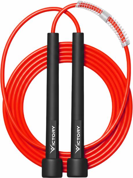 VICTORY Professional Adjustable Skipping Rope Jumping Rope With Comfortable Handles Freestyle Skipping Rope