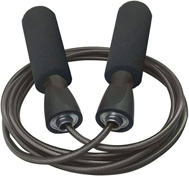 unitrade Black adjustable Skipping Rope Ball Bearing Skipping Rope