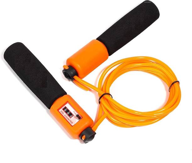 GOCART Jump Ropes With Counter Sports Fitness Cross fit Adjustable Fast Speed Freestyle Skipping Rope