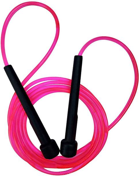 Khargadham Adj PVC Jumping Rope for Workout,Weight Loss Exercise,Gym, & Fitness Training Speed Skipping Rope