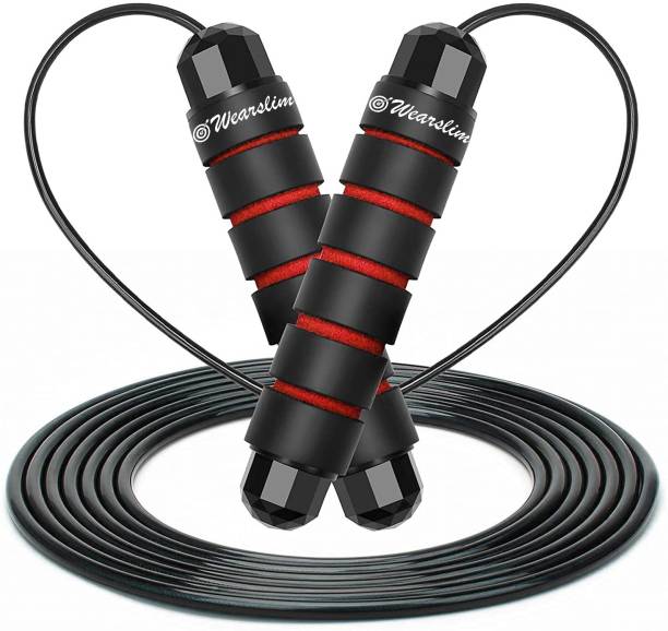 Wearslim Rapid Speed Jump Cable and Foam Handles Ball Bearing Skipping Rope