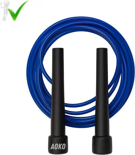 AOKO Freestyle Skipping Rope Jump Rope for Men, Women, Girls, and Kids | Gym Fitness Speed Skipping Rope