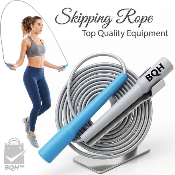 BQH Skipping Rope for Men & Women Jump Rope with Adjustable Freestyle Skipping Rope