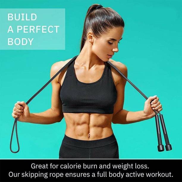 Best-Quality-Hub Jump Skipping Rope for Men Gym, Women, Weight Loss, Kids, Girls, Children Freestyle Skipping Rope